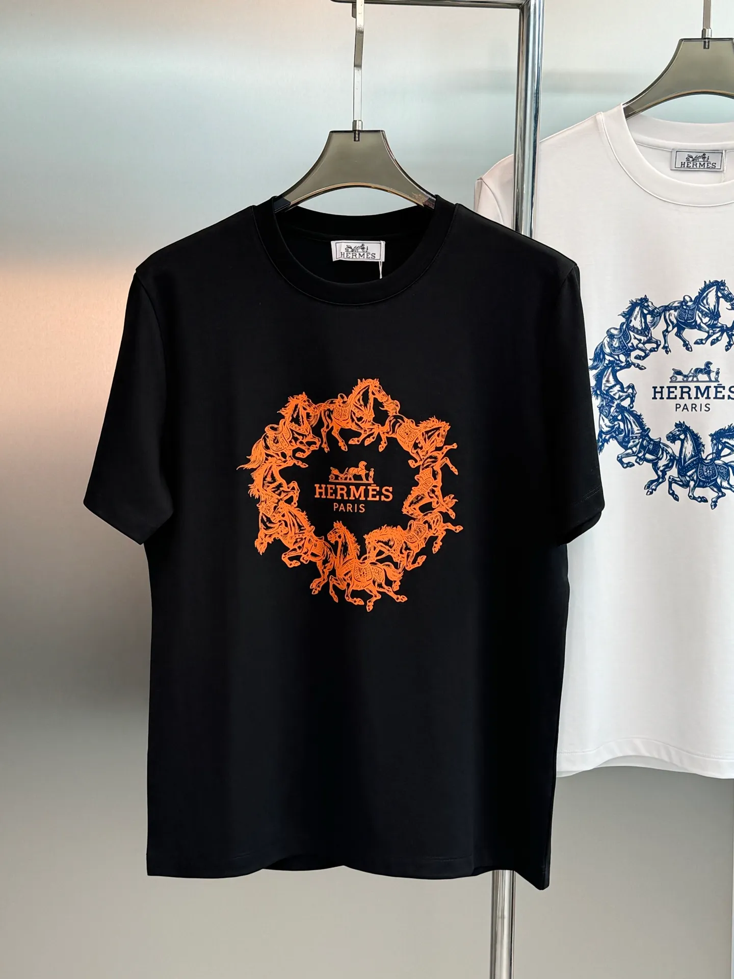 ⚜️Hermes New Arrival T. ， Breathable。 LOGO， ， ， 。 、 ， 、 ， 。Sizes：S-XXL ❗️（175/140 L）